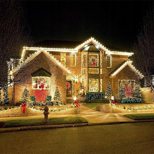 LAMPKI CHOINKOWE 500 LED ZEW/WEW BIAŁE CIEPŁE + FLASH na Arena.pl