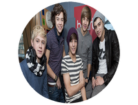 Opłatek na tort One Direction