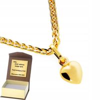 Złota zawieszka serce Próba 585 gr. 0.49