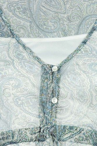 Szyfonowa Bluzka, Biały Top - 38 / M na Arena.pl