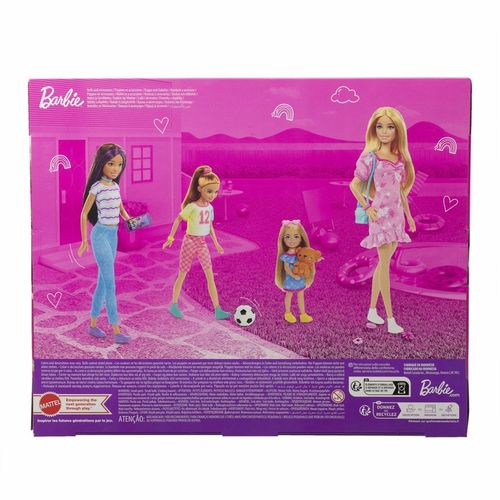 Barbie Siostry Lalki 4-pak HWJ01 LALKI FIGURKI I AKCESORIA DLA DZIECI na Arena.pl