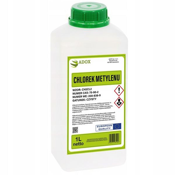 CHLOREK METYLENU - DCM - DICHLOROMETAN - 1L ADOX zdjęcie 1