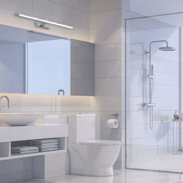 Kinkiet LAMPA ścienna SPLASH ML5722 Milagro łazienkowa OPRAWA metalowa LED 16W 4000K nad lustro IP44 chrom zdjęcie 4