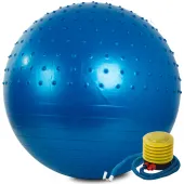 Piłka gimnastyczna fitness 55 cm z pompką do wygodnych ćwiczeń