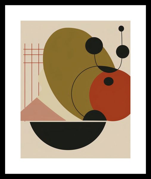 Plakat 40x50cm Geometryczny Balans zdjęcie 3