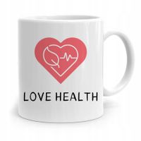 Kubek Prezent Dla Doktora Lekarza Love Health Z Nadrukiem Ze Zdjęciem