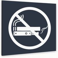 Tabliczka DIBOND NIE PALIĆ Tablica ATRACYTOWA nierdzewna ZNAK NADRUK UV