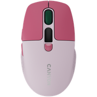 canyon mysz bezprzewodowa mw-26 lcd cicha dwa tryby różowa