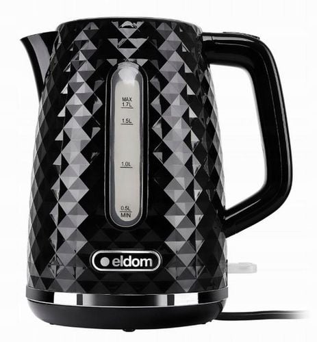 Czajnik elektryczny bezprzewodowy czarny ELDOM C280B 1,7L 2200W cichy na Arena.pl