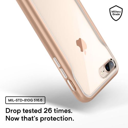 Caseology Apex Clear Case - Etui iPhone 8 Plus / 7 Plus (Gold) na Arena.pl