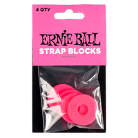 Zabezpieczenie paska Strap Blocks Ernie Ball 5623 4 szt. Różowe