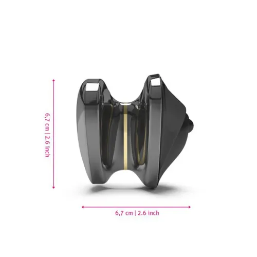 mystim hearts desire serce-roża layon e-stim czarny silikon 6,7 cm na Arena.pl