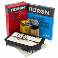 2X FILTRON ZESTAW KOMPLET FILTRÓW KIA CEED II JD DIESEL 1.4 1.6CRDI 12-18 Z
