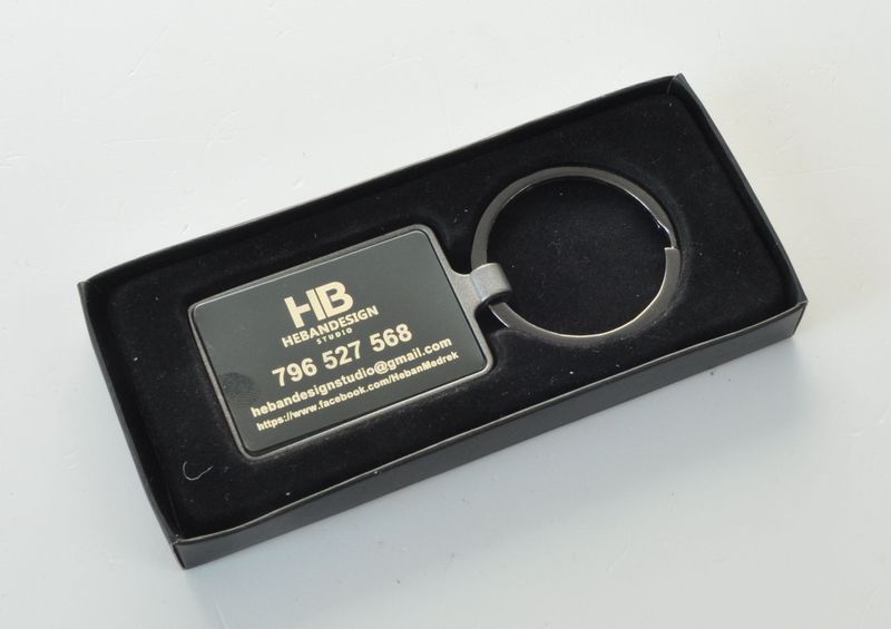 Brelok do kluczy jednostronny grawer 50 szt. zdjęcie 4