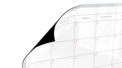 Tablica na lodówkę A3 Planer miesięczny magnetyczny suchościeralny + GRATIS na Arena.pl