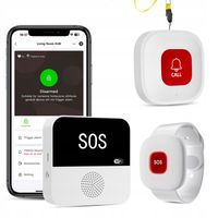 PILSAMAS SOS WiFi Senior - Przycisk + Bransoletka App Bez abonamentu Zestaw