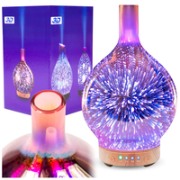 nawilżacz powietrza dyfuzor aromaterapia podświetlany rgb 3d lampka nocna