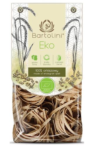 Bartolini Makaron Orkiszowy Razowy Gniazda BIO 250 g na Arena.pl
