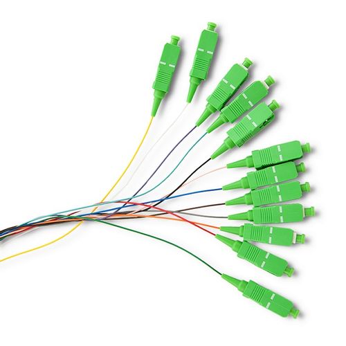 Qoltec 12 x Pigtail światłowodowy SC/APC | Singlemode | G652D | 2m na Arena.pl