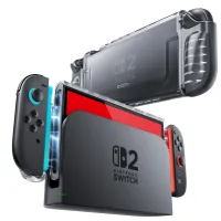Etui Supcase Crystal na Nintendo Switch 2 - przezroczyste