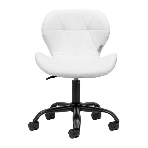 Taboret kosmetyczny QS-06B czarno biały na Arena.pl