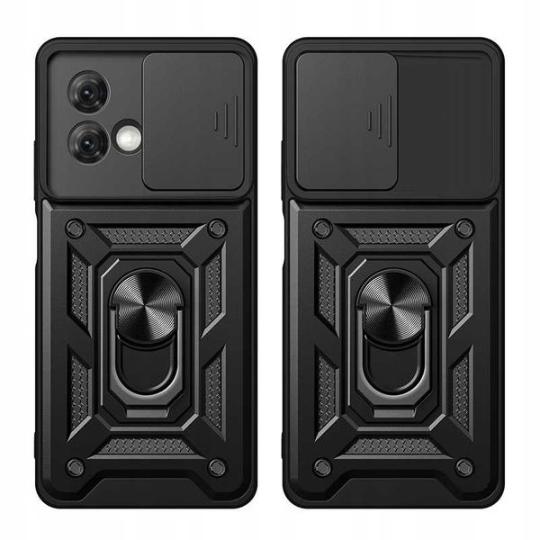 Spacecase Camring Motorola Moto G84 Black zdjęcie 3
