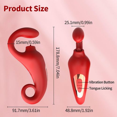 wibrator merfi, 10 vibration functions, 10 frequency tongue licking usb na Arena.pl