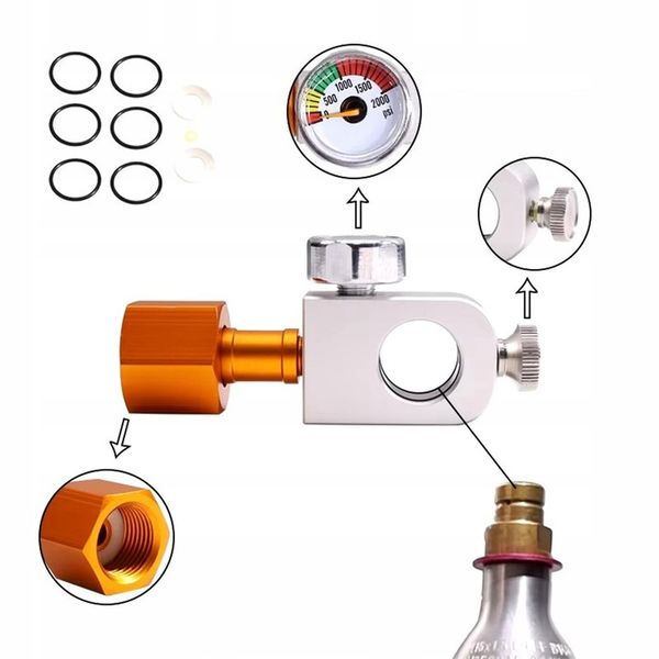 PRZETOCZKA ADAPTER DO SODASTREAM SZYBKOZŁĄCZE TERRA DUO ART CO2 zdjęcie 1