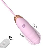 Różowe jajeczko posuwiste sterowane pilotem