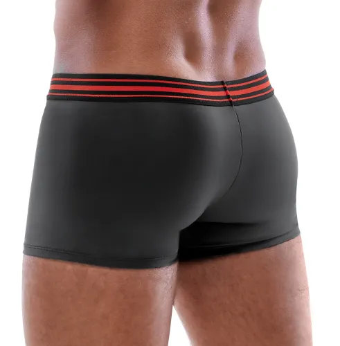 svenjoyment bokserki matowe czarne z czerwonym zamkiem xl komfort na Arena.pl