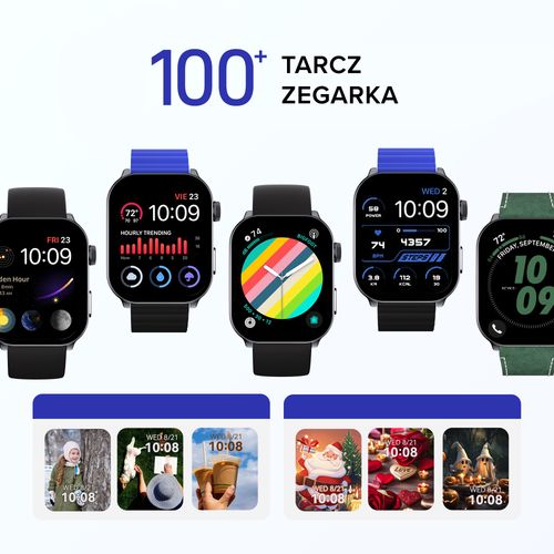 Smatwatch KIESLECT Balancs 2,1" AMOLED Bluetooth 5.2 IP68 na Arena.pl
