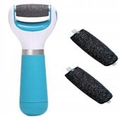 ELEKTRYCZNY PILNIK DO STÓP PIĘT VELVET WET DRY USB + 2 ROLKI Z