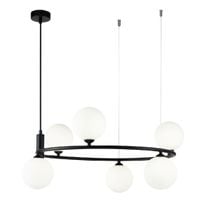 LAMPA wisząca RING MOD013PL-06B Maytoni modernistyczna OPRAWA szklane kule zwis czarny