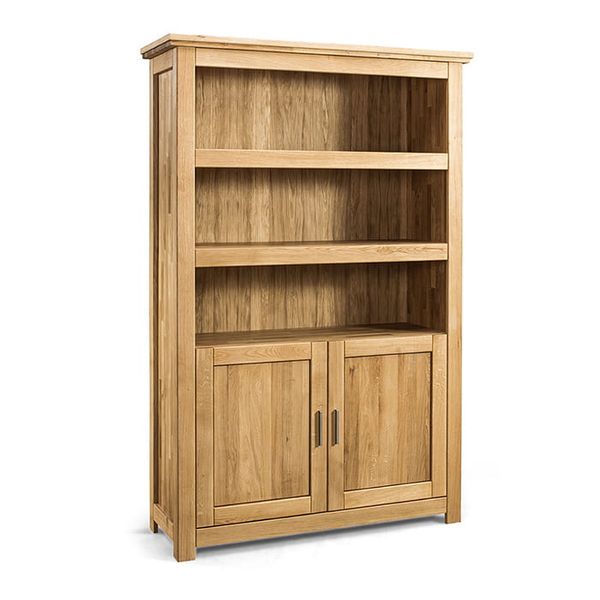 Biblioteczka dębowa duża Prato zdjęcie 1