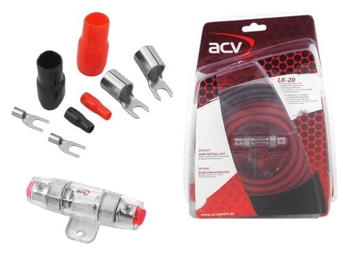 ZESTAW DO MONTAŻU WZMACNIACZA SAMOCHODOWEGO 60A ACV LK-20 na Arena.pl