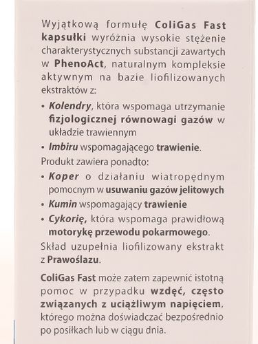 Coligas Fast - Aboca - 30kaps na Arena.pl