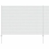 Ogrodzenie z słupkami Srebrny 1.5 x 50 m Stal