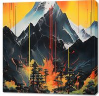 Obraz 90x90cm Górska Alchemia