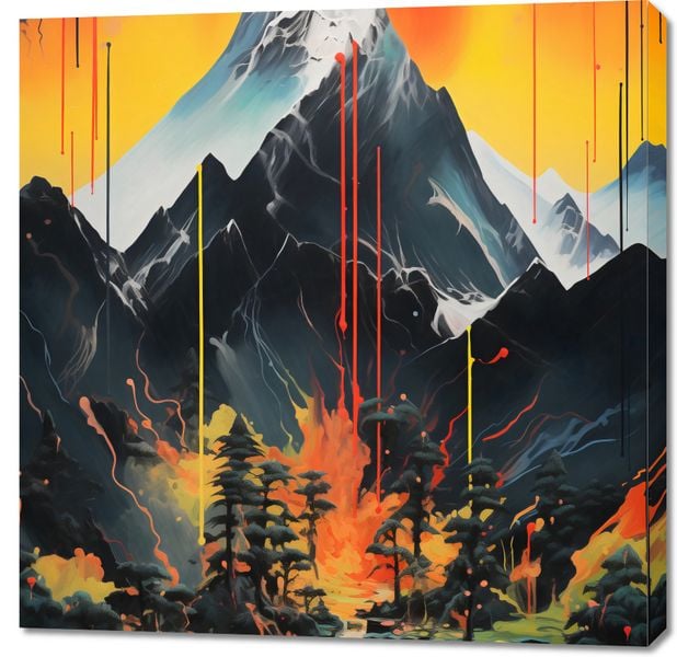 Obraz 90x90cm Górska Alchemia zdjęcie 1