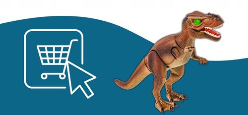 Wielki Dinozaur T-Rex Zdalnie sterowany chodzi ryczy świeci zieje dymem LED na Arena.pl