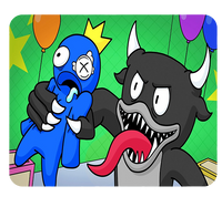 Podkładka pod myszkę Rainbow Friends