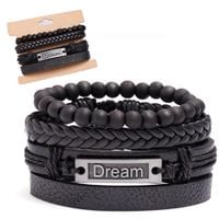 Wytrzymała bransoletka współczesna ręcznie wykonana męska dream komplet