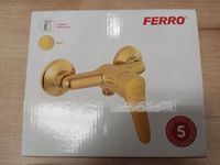 Bateria prysznicowa kulowa FERRO PETITE Złota