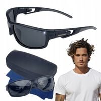 Okulary Przeciwsłoneczne Męskie Sportowe Polaryzacja Polar Vision Etui