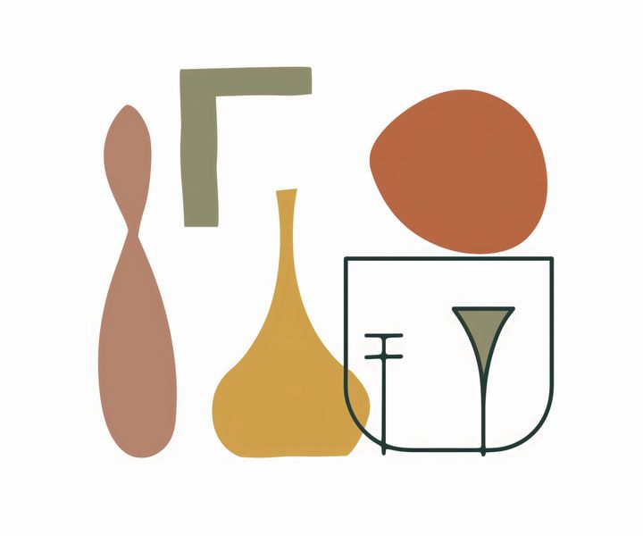 Plakat 60x50cm Naczynia zdjęcie 1