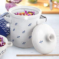 Pojemnik Garnek Ceramiczny do Kiszenia Marynowania Ogórków Kapusty 6L