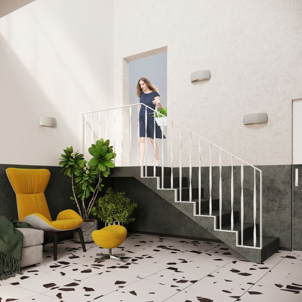 Kinkiet ceramiczny PONTIUS szary zdjęcie 7