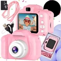APARAT CYFROWY dla Dziecka Fotograficzny dla DZIECI RÓŻOWY gry + KARTA 32GB