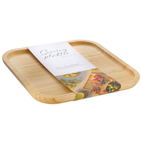 Taca do serwowania bambusowa 25x25 cm na Arena.pl