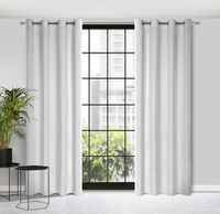 Zasłona gotowa na przelotkach ISLA 140x250 Eurofirany biała